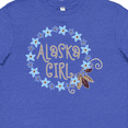 thumbnail image 4 of Inktastic Alaska Girl Forget-Me-Not Flower Youth T-Shirt, 4 of 5