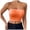 Orange, variant on Womens Tube Tops Strapless Crop tops Basic Backless Sleeveless Bandeau Cute 2024 Summer Outfits Sexy Solid Tops