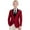 F-169Red, variant on ZHOGXU Big Girls Boys Formal Suit Jacket Long Sleeve Lapel Button Solid Color Fashion Comfortable Coat Business Suit For Work Office Wear Beige 5-6 Years