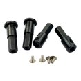 thumbnail image 2 of eje de rueda de neumáticos de camión rc 4x Eje De Neumáticos De Aleación RC Para 1/10 WPL D12 Camiones Con Errores De Orugas Piezas De Bricolaje Negro Negro Magideal eje de rueda de neumáticos de camión rc, 2 of 7
