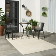 Nourison Modern Solid Indoor/Outdoor Area Rug 10' Runner - Sunburst