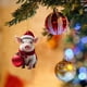 thumbnail image 5 of Cerdito navideño de dibujos animados en 2D con bolas navideñas, adornos colgantes, decoraciones navideñas para el hogar, regalo de Navidad 2024 para niños, 5 of 5