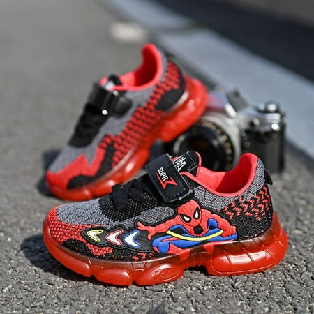 

Children‘s Spring and Autumn sneaker Girls‘ Korean Style Casual Boys Shoes Primary School Students‘ Running Shoes Breathable Knitted Mesh Shoes