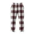 thumbnail image 6 of GrmtClth Men's Fuzzy Plush Pajama Pants Stylish Flannel Fleece Comfy Soft Plaid Loungewear Winter Warm Fuzzy Pj Pants with Pockets Coffee XXXL, 6 of 6