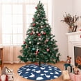 thumbnail image 7 of Sikiie Cute Goose On Blue Sky 30-48 inches {designName} Print Christmas Tree Skirt Snowman Xmas Tree Skirt with Edge Christmas Decorations for Holiday Party48", 7 of 7