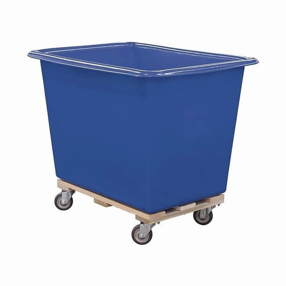 Royal Basket Trucks Cube Truck,3/4 cu. yd.,600 lb. Cap,Blue G16-BLX-PTA-4UNN