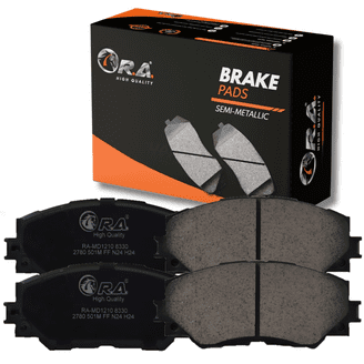 Detroit Axle Front Ceramic Brake Pads With Hardware Kit For 2007-2009 Ford Expedition & Lincoln Navigator – Includes Cleaner & Fluid