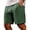 Army Green, variant on Mens Lounge Sweat Shorts, 7" Casual Elastic Waist Gym Workout Shorts with Elastic Waist And Drawstring Featuring Solid Color Design Army Green L