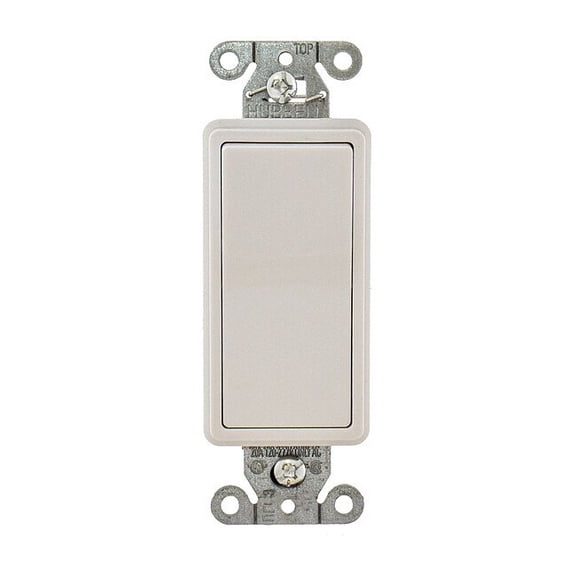 Hubbell Wiring 158809 Spec Deco Switch,3Way,20A,Wh