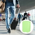 thumbnail image 5 of Unique Bargains Elastic Silk Travel Luggage Cover, Washable Protective Suitcase Protector Bag Green for 24 Inch Wheeled Suitcase, 5 of 5