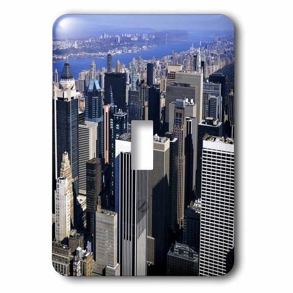 3dRose, Manhatten Mid Town New York, single toggle switch
