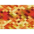 thumbnail image 1 of Ahgly Company Machine Washable Indoor Rectangle Transitional Beer Orange Area Rugs, 2' x 4', 1 of 7
