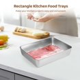 thumbnail image 2 of 2 Pcs Stainless Steel Cake Pans, Rectangular Baking Pans with Lids, Cake Baking Trays, Non-Stick Bread Loaf Pans, Rectangle Baking Bakeware for Breads, Meats, Vegetables, 2 of 4