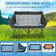 thumbnail image 7 of Slsy Oversized Camping Chair, XXXL 2 Person Folding Loveseat Double Camping Chair, Heavy Duty Folding Chairs Moon Chair Lawn Chairs with Carry Bag for Outdoor Sports, Camping, Patio, Picnics, 7 of 7