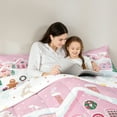 thumbnail image 4 of Castle Fairy Gingerbread Man 7-Piece Twin Bedding Sets for For Kids Children Boys Girls,Merry Christmas Bedding Comforter Set,Happy New Year Breathable Sheet Sets,Super Cozy Room Decor, 4 of 8