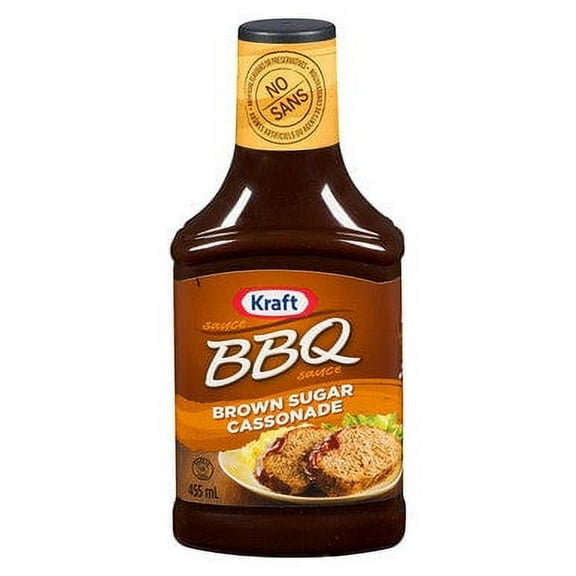 Kraft BBQ Sauce, Brown Sugar, 455mL/15.4oz., {Imported from Canada}