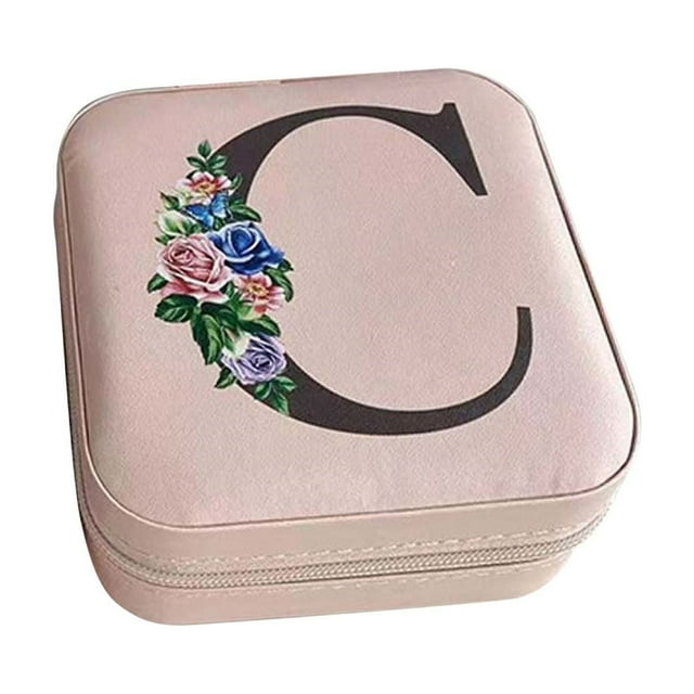 Sokhug Velvet Jewelry Box with Mirror, Compact Organizer with Multiple Compartments for Rings Earrings Necklaces Travel Storage