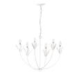 thumbnail image 3 of 12706-TWH Millennium Lighting Primrose - 6 Light Chandelier-22.75 Inch Tall and 30.5 Inch Wide-Textured White Finish, 3 of 6