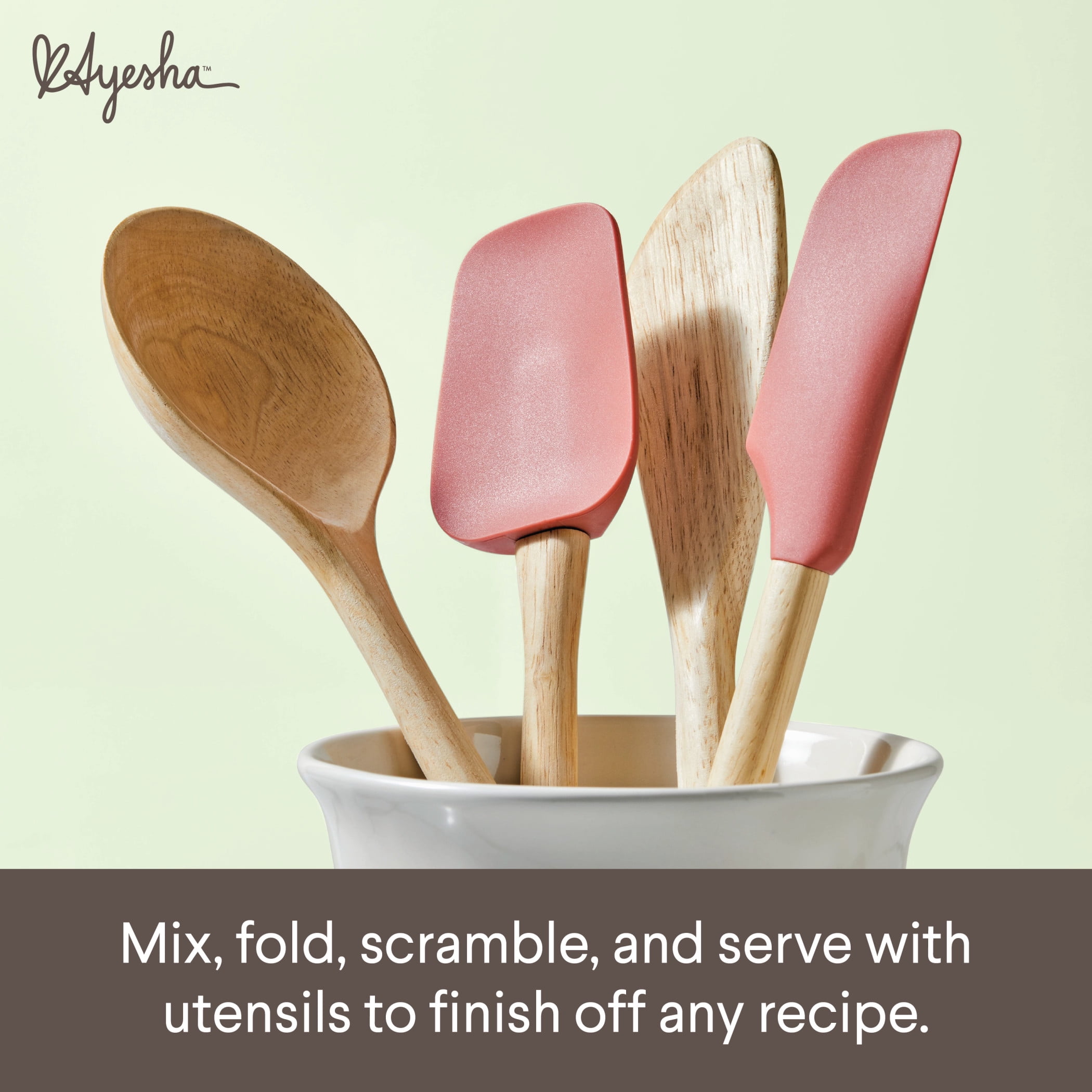 Ayesha Curry Set 3 Pinze Da Cucina In Acciaio Inox Con Punte In Silicone - 17,8, 22,9 E 30,5 Cm - Lavabili In Lavastoviglie, Antigraffio - copertina