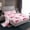 White Pink 02, variant on Feelyou Chic Ribbon Teens Twin Sheet Sets, Fashion Leopard Print Bowknot Twin Fitted Sheet, Kawaii Cartoon Bow-tie Flat Sheet, Ultra Soft Bedroom Decor, 3pcs