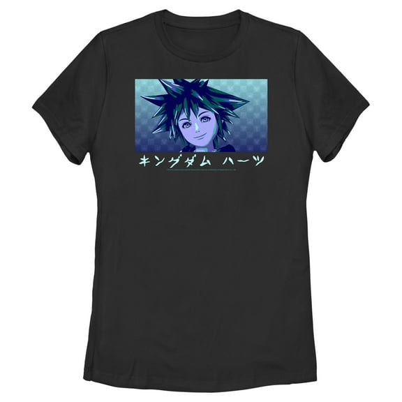 Women's Kingdom Hearts 1 Chosen of the Keyblade Graphic Tee Black X Large