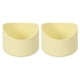 thumbnail image 1 of Uxcell 2pcs 7cm Funda Protectora de Silicona para Botellas de 12-24 oz, Funda Antideslizante de Silicona Color Amarillo Claro, 1 of 6