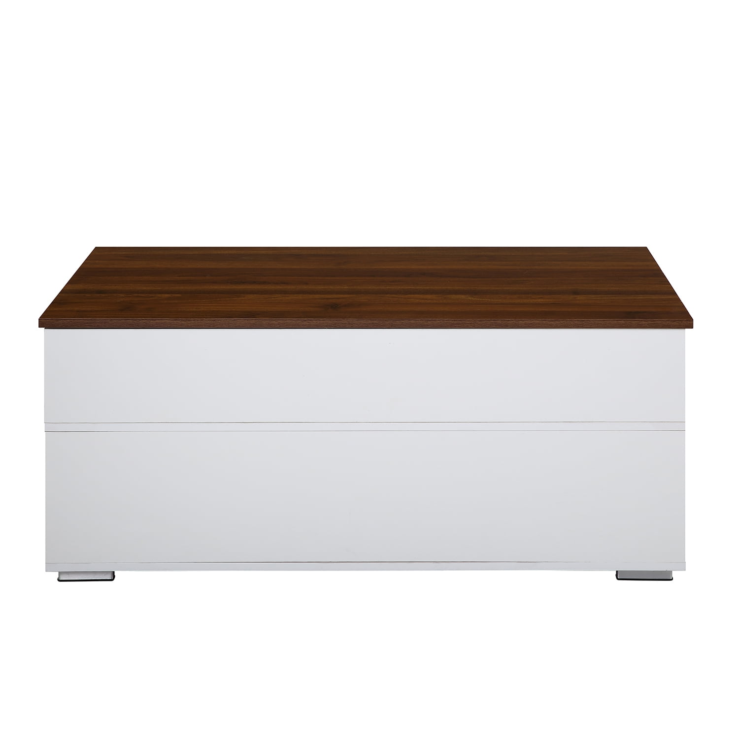 Kadyn Lift Top Coffee Table with Hidden Compartment Storage Rack, Wooden Living Room Table for Office, White Kadyn Lift Top Coffee Table with Hidden Compartment Storage Rack, Wooden Living Room Table for Office, White