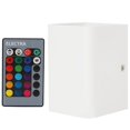 thumbnail image 3 of Wall Lamp RGBW Remote Control 5W Aluminum LED Wall Light for Bedroom Hallway StairsWhite Shell, 3 of 9
