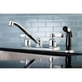thumbnail image 2 of Kingston Brass FB122DPL Paris Centerset Kitchen Faucet, Polished Chrome, 2 of 2