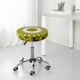 thumbnail image 7 of Bingfone14 inch Padded Round Bar Stool Cover Cushion with Elastic Fabric Round Chair Seat - Yellow Mandala, 7 of 7