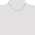 thumbnail image 2 of 14k White Gold 16 Inch .7mm Box Chain Necklace Pendant Charm, 2 of 9