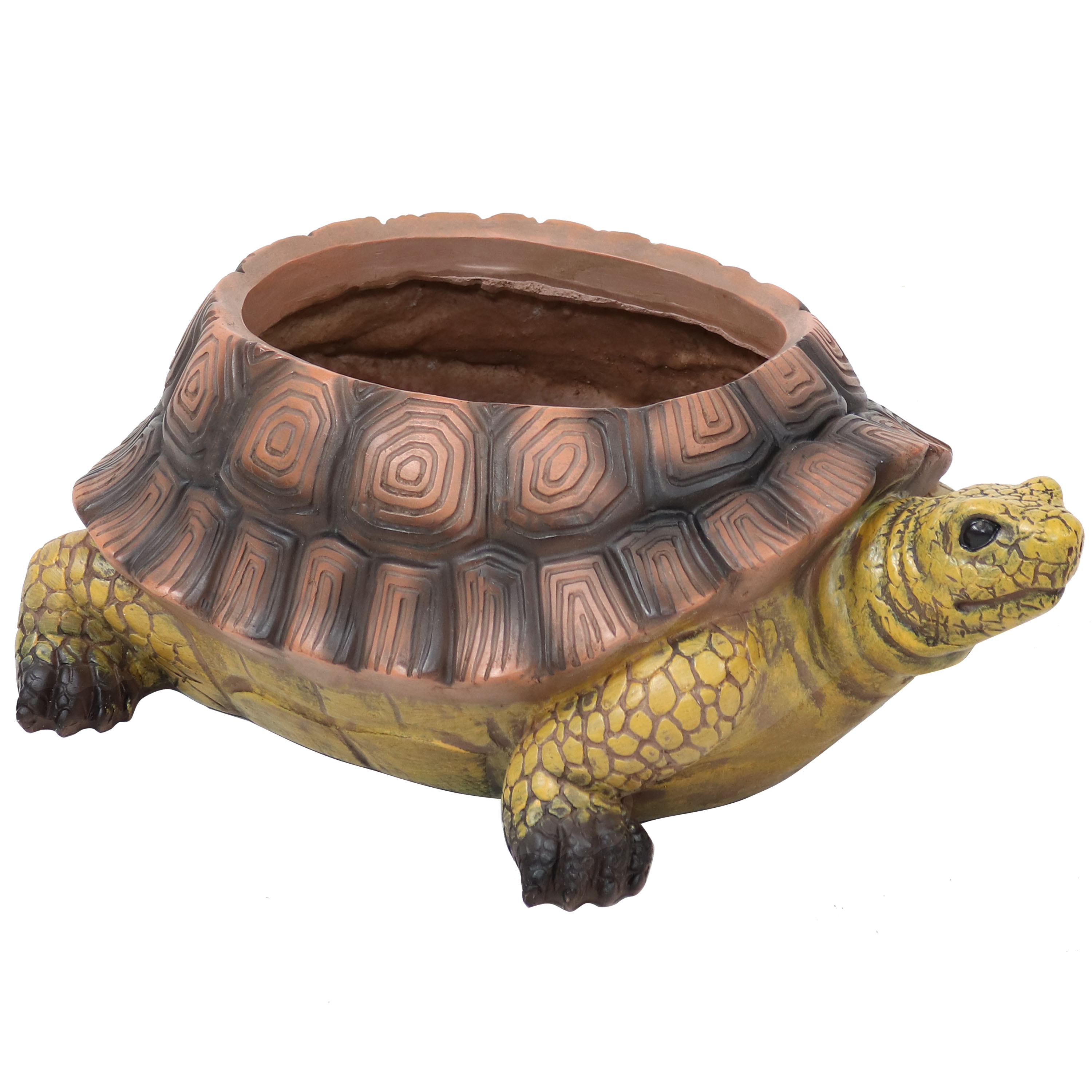 Sunnydaze Teddy the Turtle Indoor/Outdoor Garden Planter Polyresin