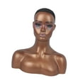 thumbnail image 4 of Cabeza de maniquí femenina con pendientes de hombro modelo profesional busto de cabeza de maniquí para gafas diadema pendientes sombrero, 4 of 9