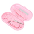 thumbnail image 2 of Kit de 4 piezas para el cuidado de las uñas de bebés recién nacidos, cortaúñas, pinzas y juego de manicura para bebés, color rosa, 2 of 14