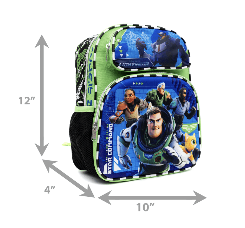 Disney Cars Toddler Child Mini Backpack 3D Eva Molded 12 inch, Boy's, Blue