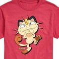 thumbnail image 3 of Pokémon - Meowth Shadow - Men's Short Sleeve Graphic T-Shirt, 3 of 5