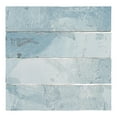 thumbnail image 4 of Splash Mermaid Blue/Green 3" x 12" Ceramic Subway Glossy Textured Look Wall Tile (Sample), 4 of 8