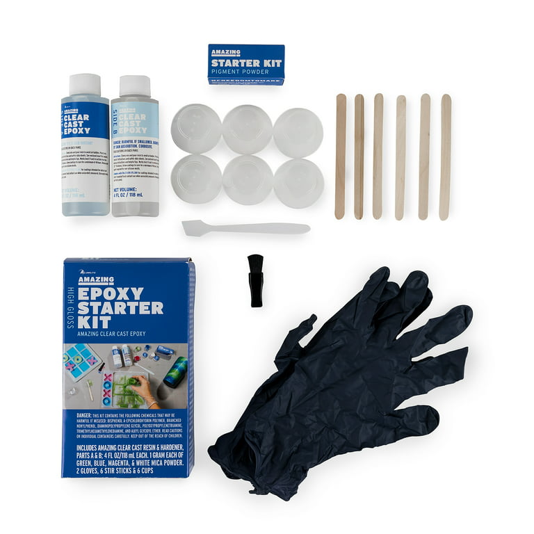 Dr Crafty - Epoxy Resin - Epoxy Resin Kit - Crystal Clear Art Resin Epoxy  Resin - Kit Casting Resin Countertop Epoxy Wood - 2 Gallon 