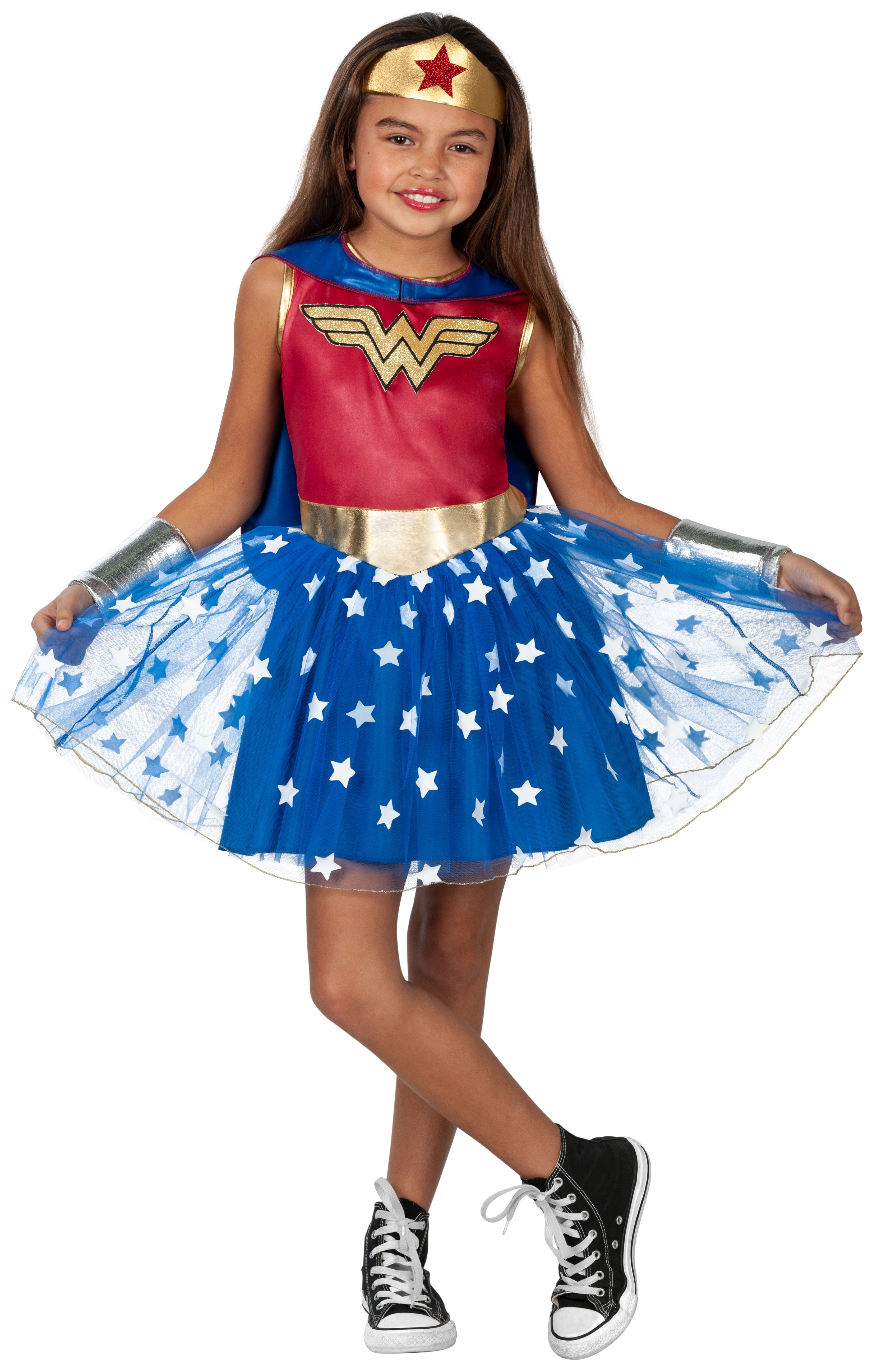 Girls Wonder Woman Halloween Costume Medium - Walmart.com