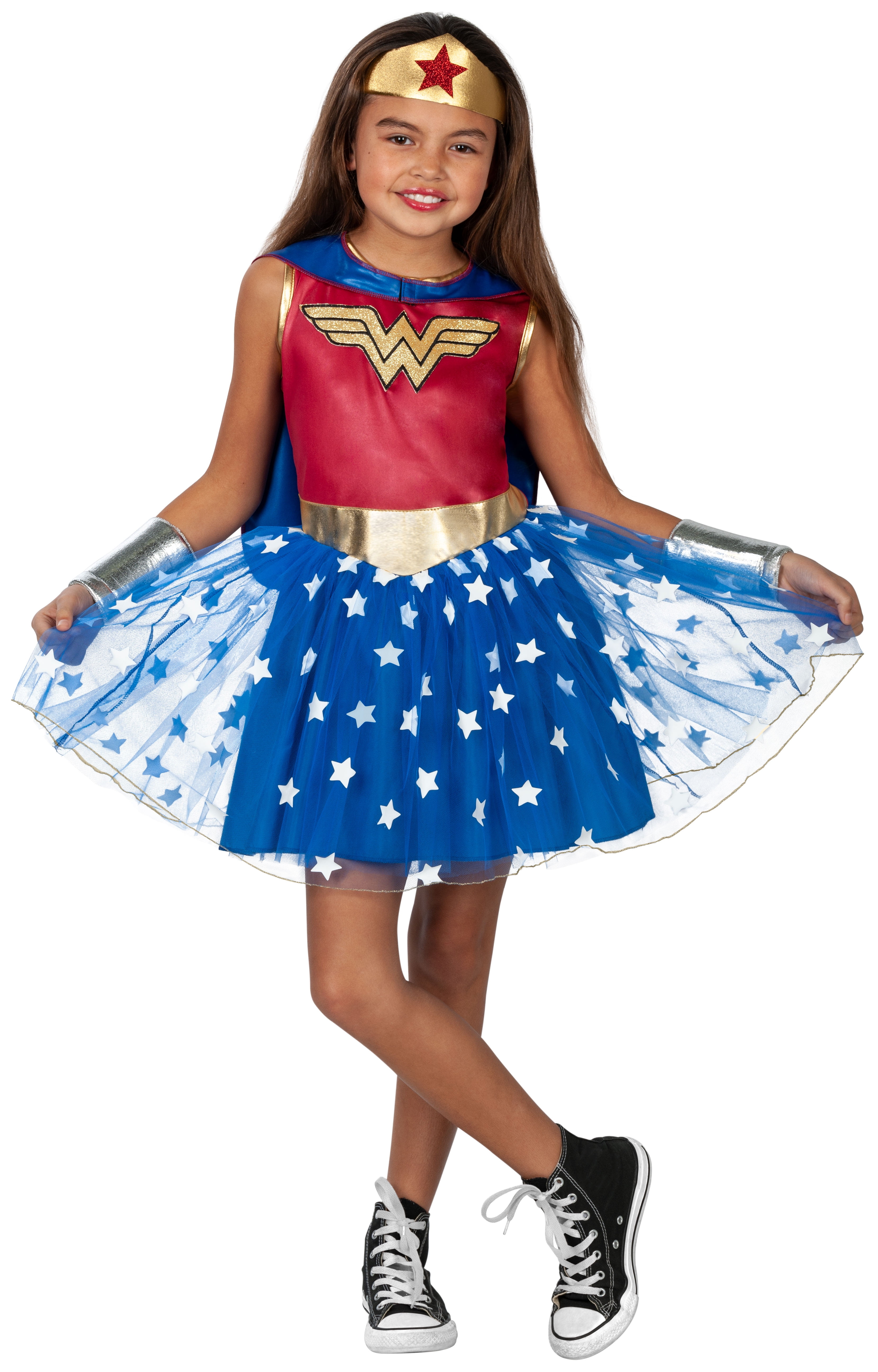 Girls Wonder Woman Halloween Costume Medium
