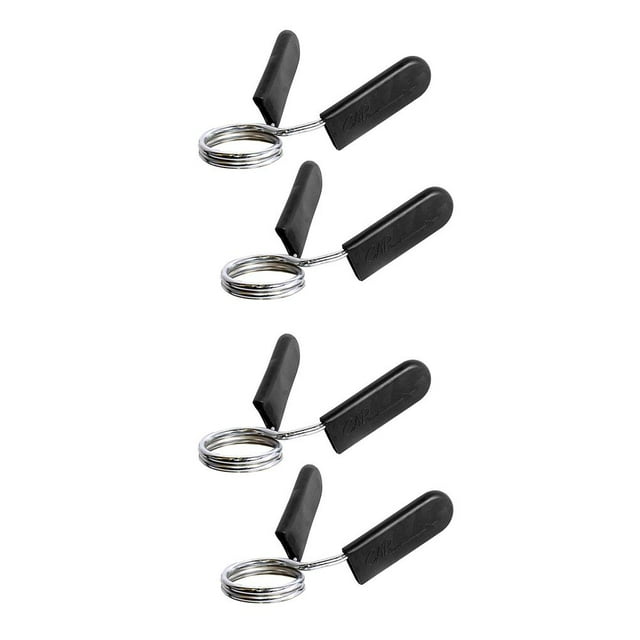 Abrazaderas de Resorte Eigraketly 2 Piezas Cierres Clips Plata Negra 25 mm