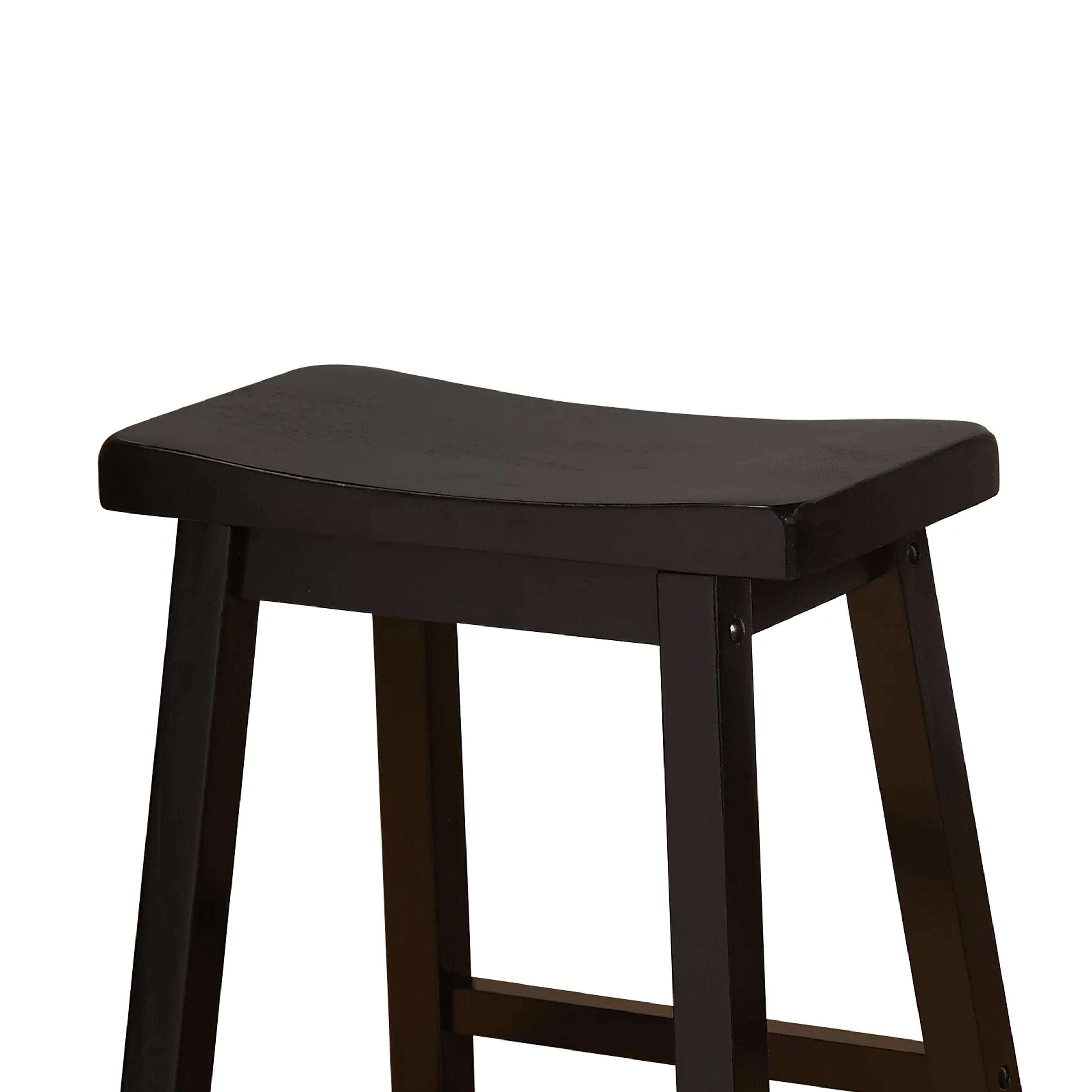 Belfast Saddle 24" Stools, Set of 2, Multiple Colors