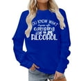 thumbnail image 2 of Funny Camping Sweatshirts for Women You Know What Rhymes With Camping Alcohol Crewneck Graphic Sweatshirt Pullover Tops, 2 of 5