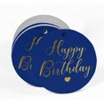 thumbnail image 2 of Inkdotpot Real Gold Foil Happy Birthday Tag Favor Hang Paper Tag 50 Piece, 2 of 6