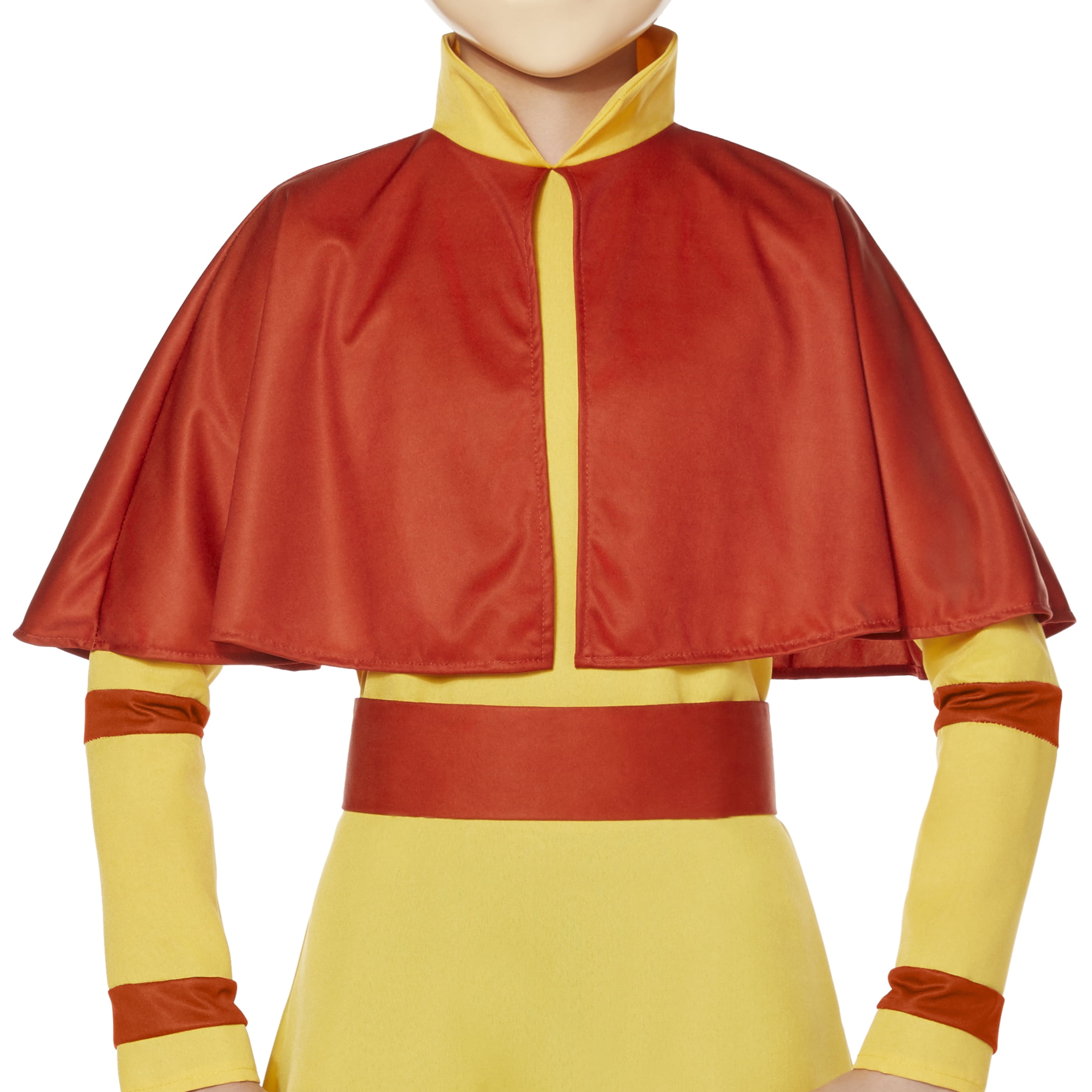 InSpirit Designs Avatar: The Last Airbender Aang Halloween Fantasy Costume Male, Child 4-10, Yellow