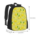 thumbnail image 2 of Balery Bright Lemons Backpack for Men and Women - Durable 600D Oxford Cloth -Large Capacity, Water-Resistant School, Travel, and Hiking Bag, 2 of 9