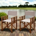 thumbnail image 4 of Amazonia Eucalyptus Dining Set w/6 Thaos Director Chairs, Brown Table and Khaki Chairs, Seating Capacity: 6, 4 of 7
