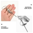 thumbnail image 3 of UPOUART 3Pcs Zinc Alloy Fencing Keychain Silver Sports Theme Accessories for Fencers Enthusiasts 1.4X0.4X0.4in, 3 of 7