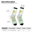 thumbnail image 2 of Vsdgher Books Crew Socks for Men & Women, Breathable Casual Athletic Ankle Socks, 2 of 6