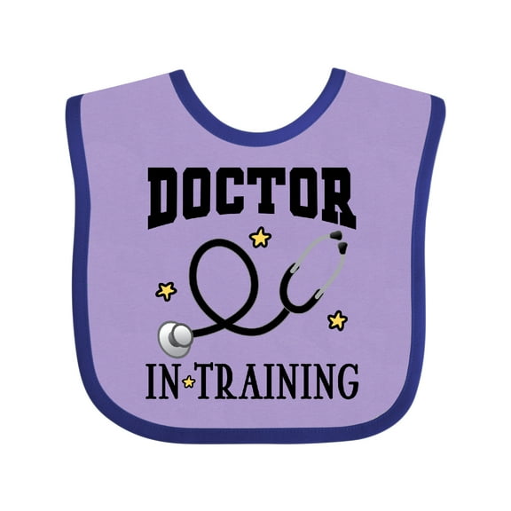 Inktastic Future Doctor in Training Boys or Girls Baby Bib